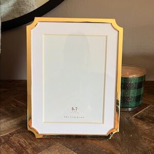 Pottery Barn Gold Accent Frame 5x7 no box